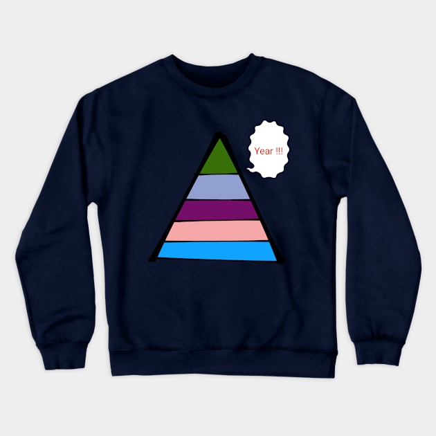 woozy pyramid Crewneck Sweatshirt by Inoue Festival